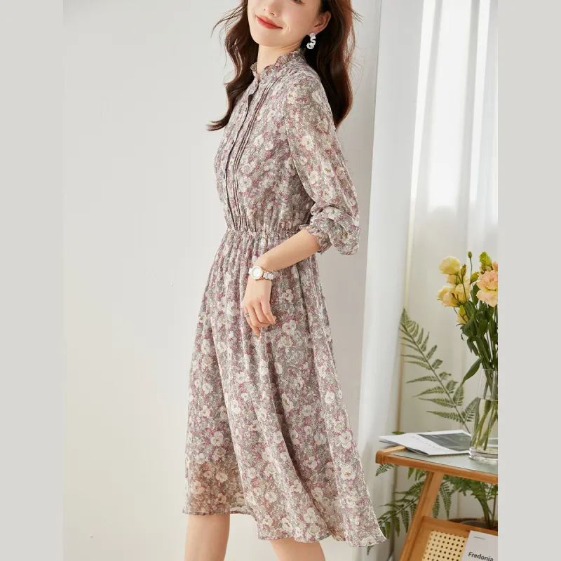 VIMLY Long Sleeved Dresses Women's-3