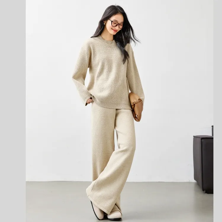 VIMLY Casual Suit Women's Khaki-4