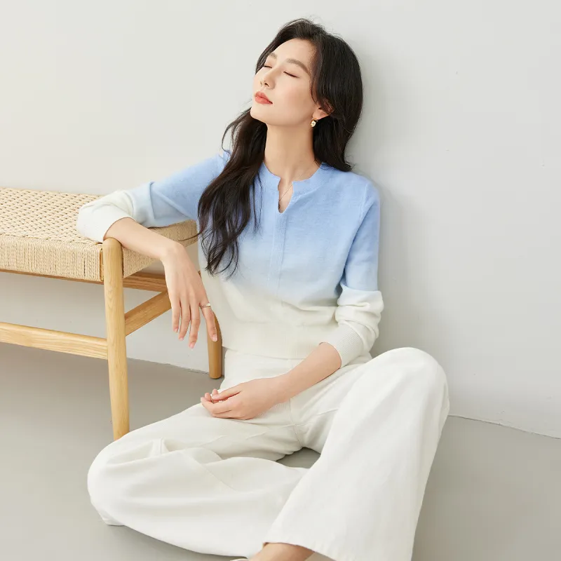 VIMLY Knitwear Women's Blue-4