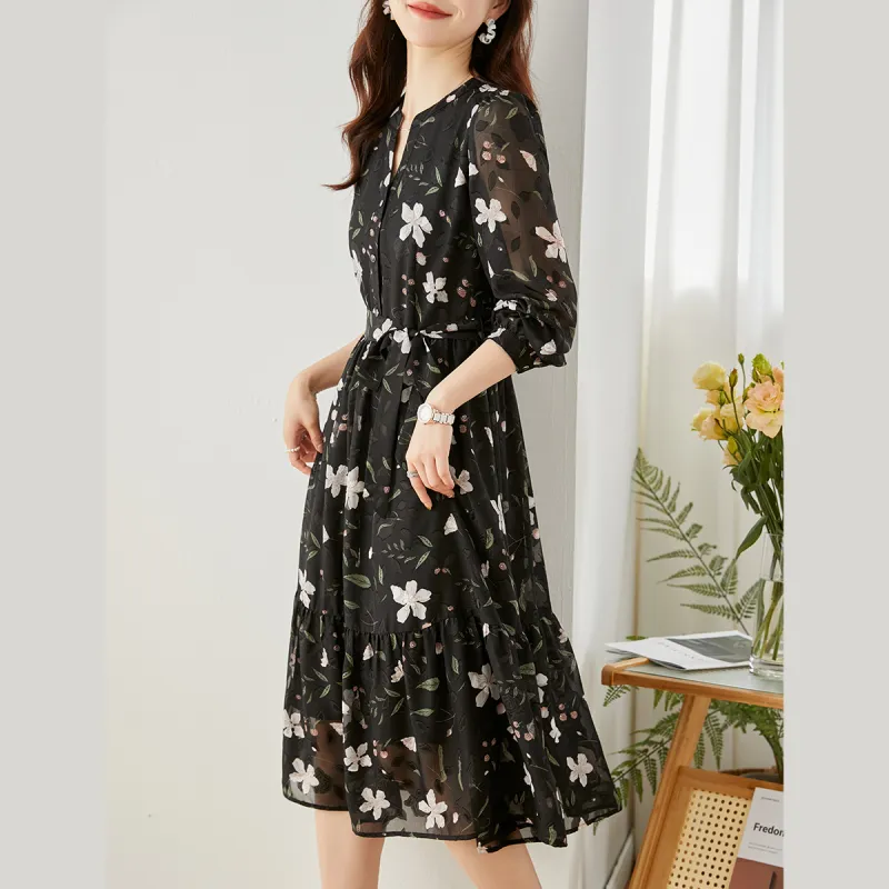 VIMLY Long Sleeved Dress Women's-2
