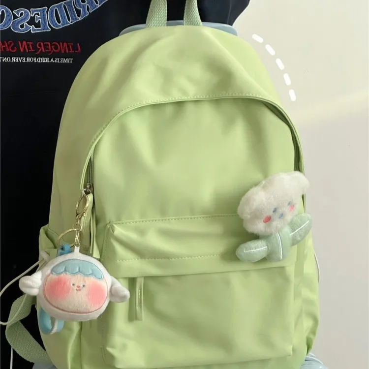 Worm's Home Nylon Backpack Regular Women's Multicolor-28