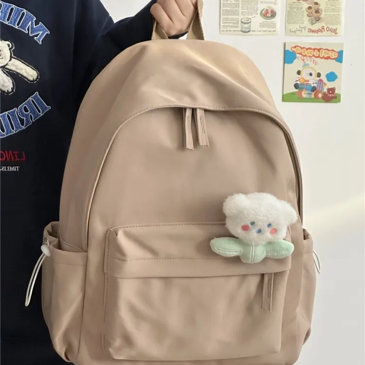 Worm's Home Nylon Backpack Regular Women's Multicolor-17