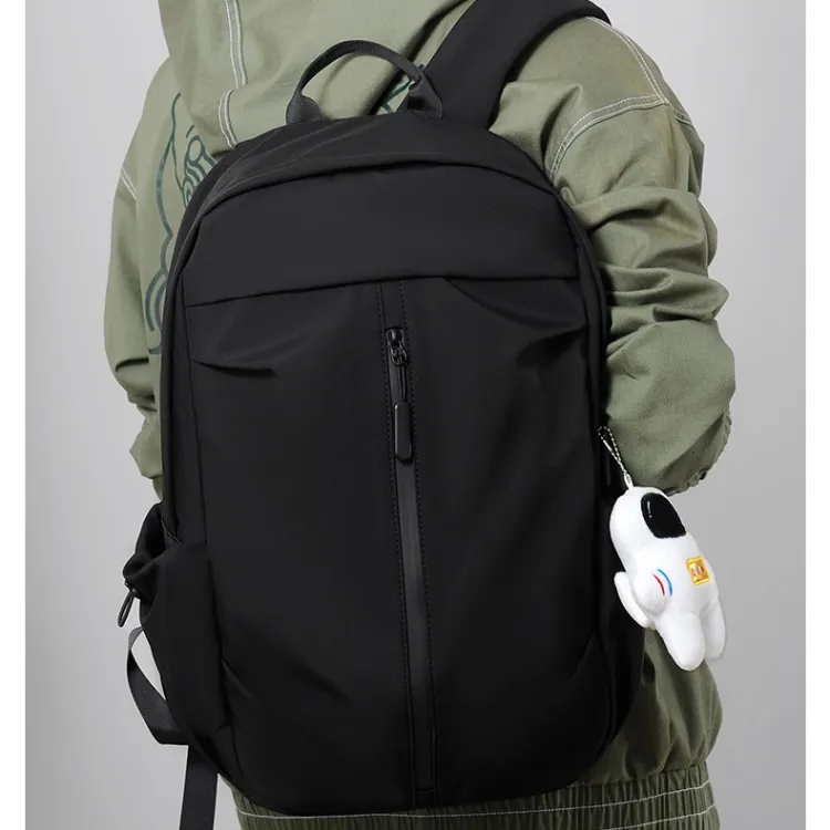 Worm's Home Durable Fabric Backpack Men's Black/Ecru-2