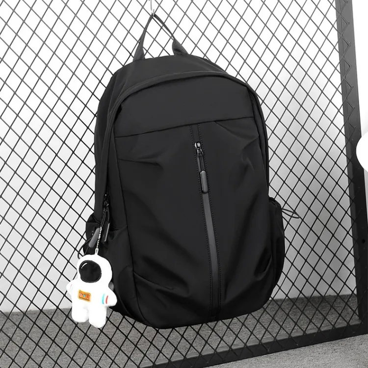 Worm's Home Durable Fabric Backpack Men's Black/Ecru-5