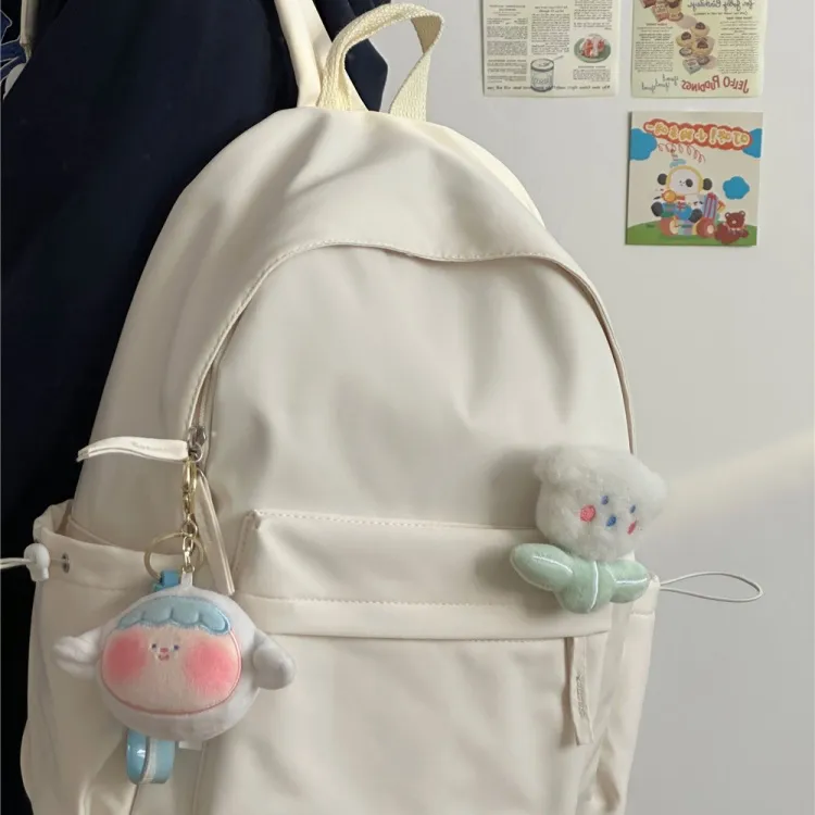 Worm's Home Nylon Backpack Regular Women's Multicolor-2
