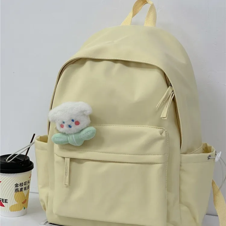 Worm's Home Nylon Backpack Regular Women's Multicolor-26