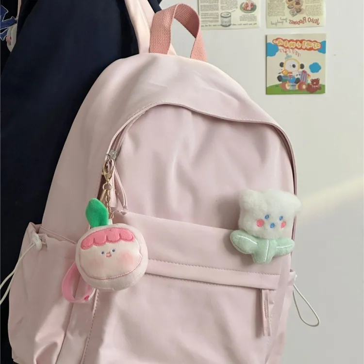 Worm's Home Nylon Backpack Regular Women's Multicolor-8