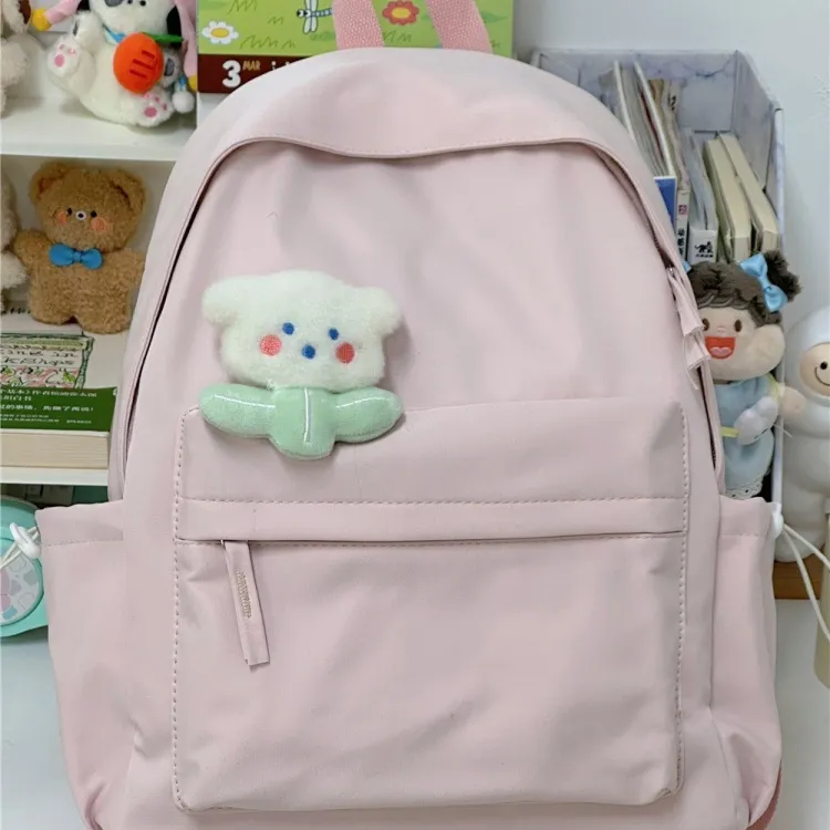 Worm's Home Nylon Backpack Regular Women's Multicolor-9