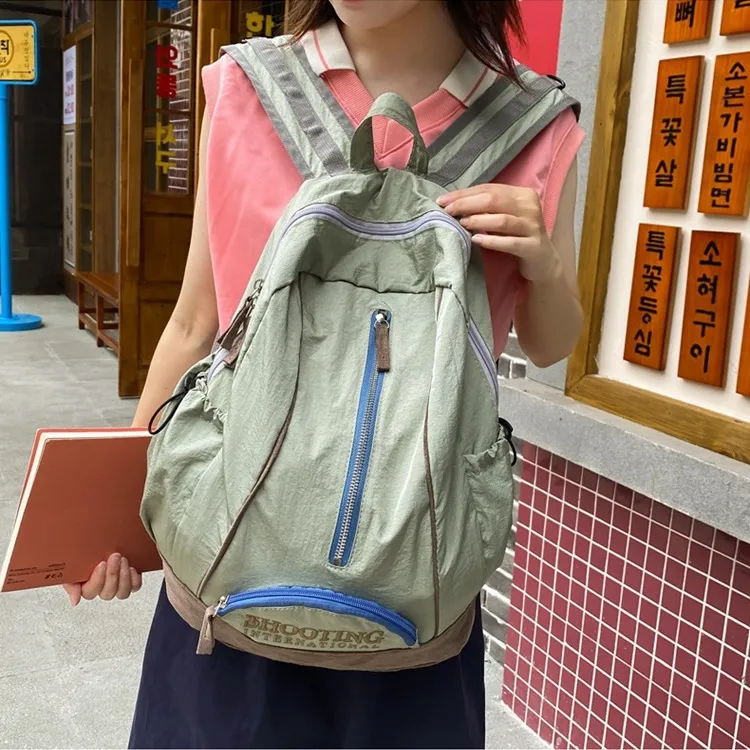 Worm's Home Nylon Backpack Regular Unisex Multicolor-4
