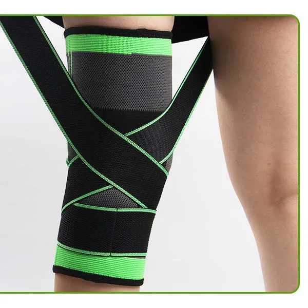 Shuosen Mountaineering Hiking Cycling Tennis Unisex Latex Thread Knee Pads-5