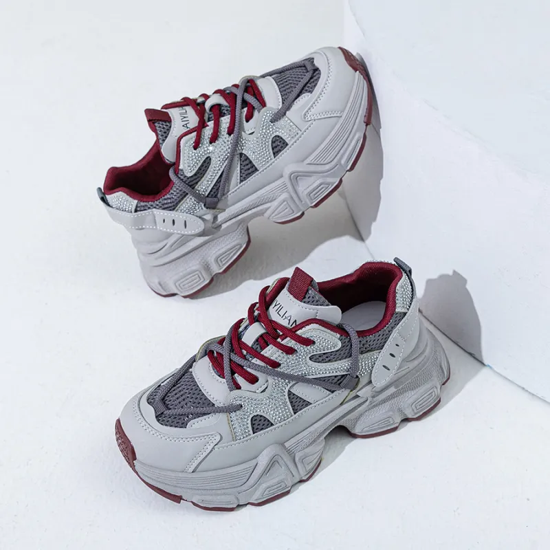 Love Elaine Low Top Chunky Sneakers Women's-14