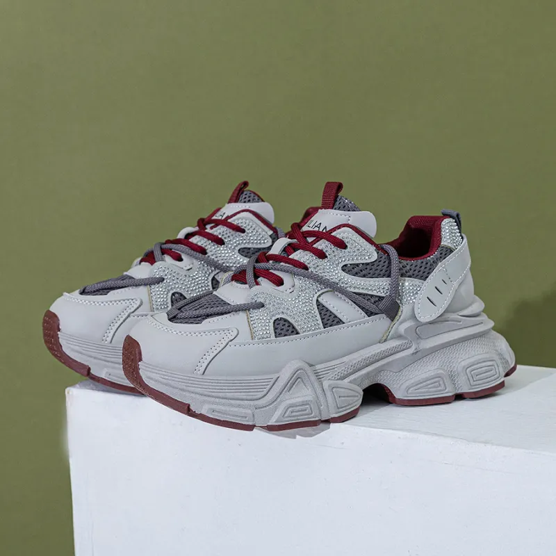 Love Elaine Low Top Chunky Sneakers Women's-13
