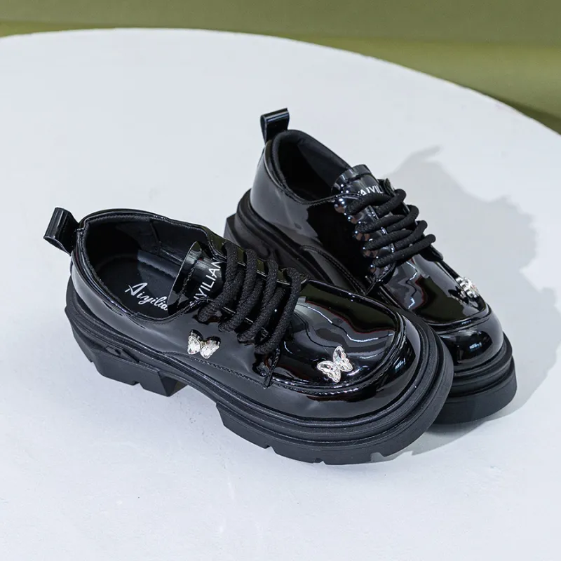 Love Elaine Casual Single Shoes Women's Bright Black-6