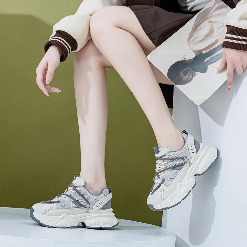 Love Elaine Low Top Chunky Sneakers Women's-5