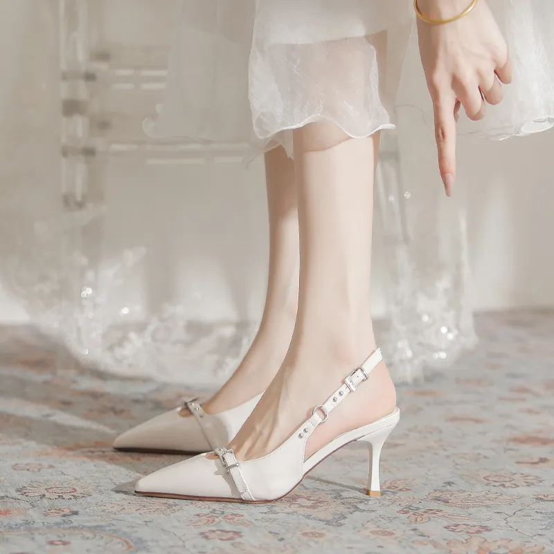 TADSW Slim Heel High Heels 6.5cm Women's-7