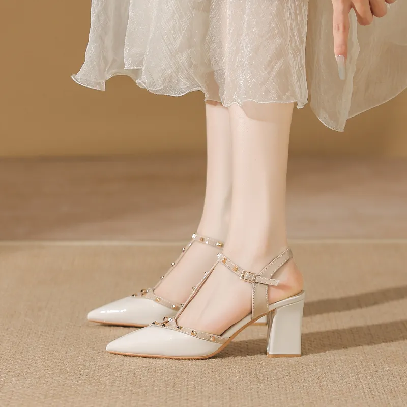 TADSW Chunky Heel High Heels Women's-10