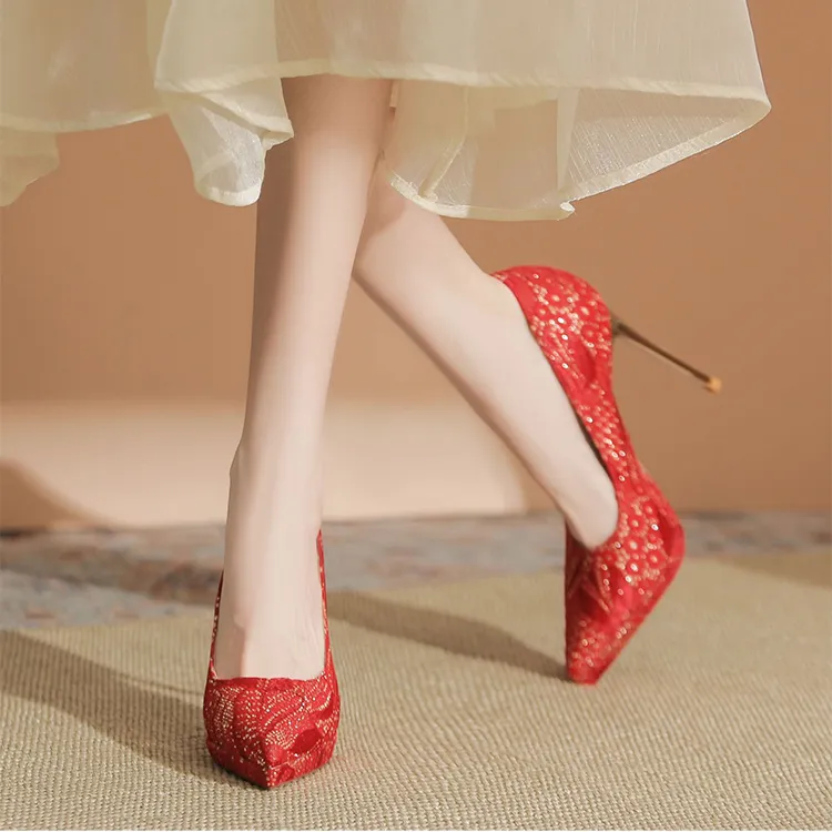 TADSW Slim Heel High Heels 10.5cm Women's-5