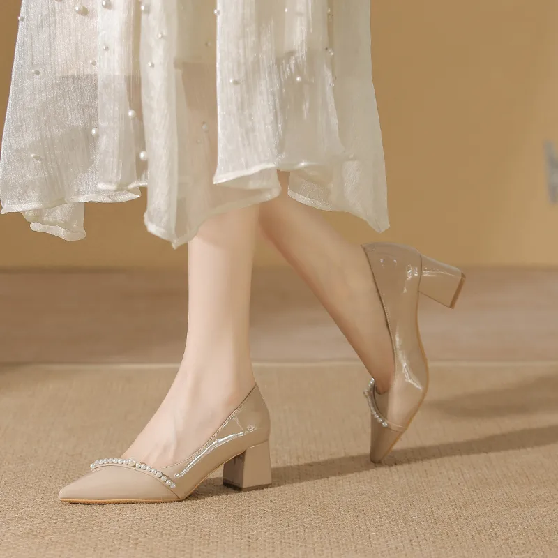 TADSW Chunky Heel High Heels Women's-7