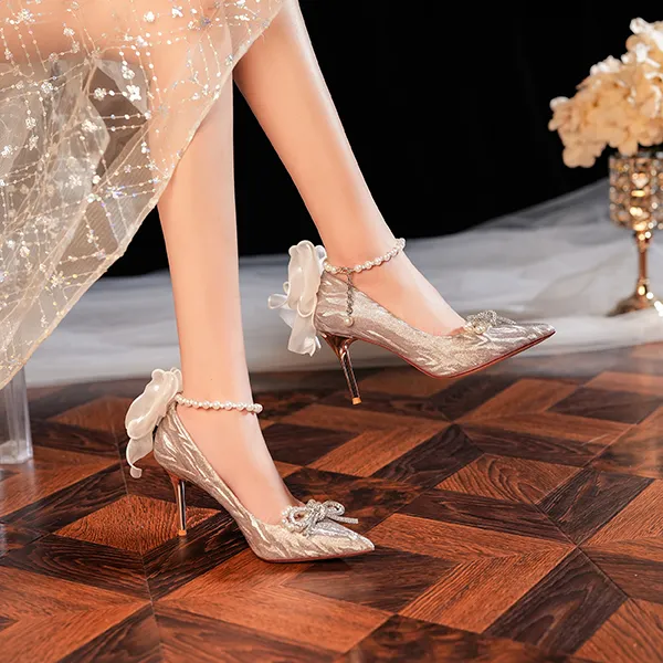 TADSW White Moonlight Collection Dream Of The Beloved Slim Heel High Heels 8.5cm Women's-14