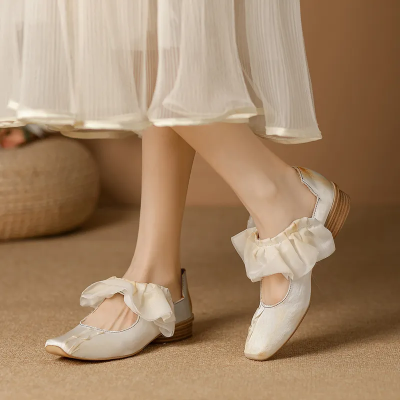 TADSW Casual Single Shoes Women's Ecru-4
