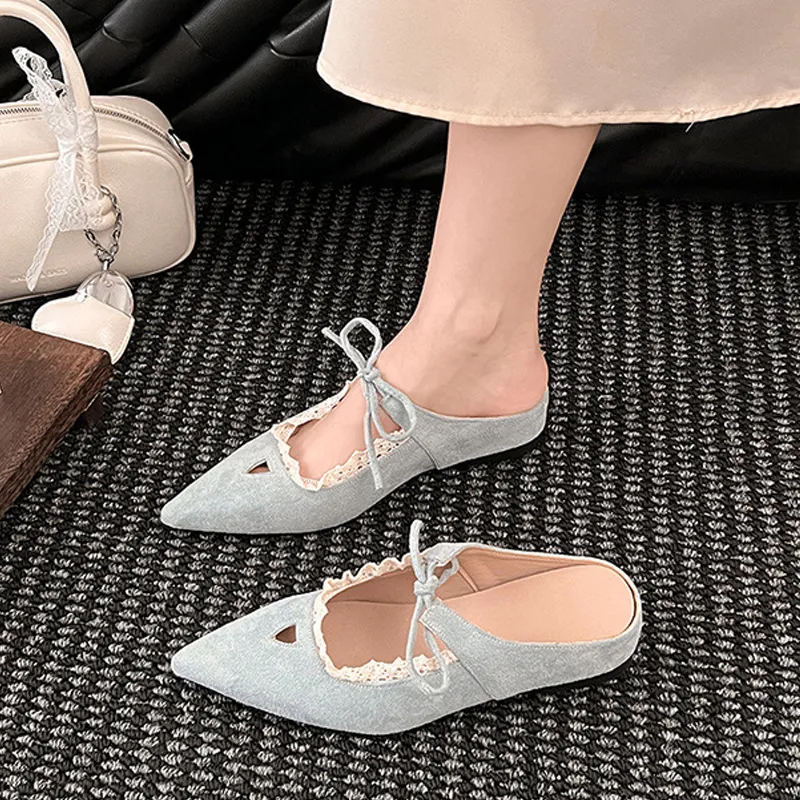 TADSW Rubber Sole Odor Resistant Closed Toe Slippers Women's-2