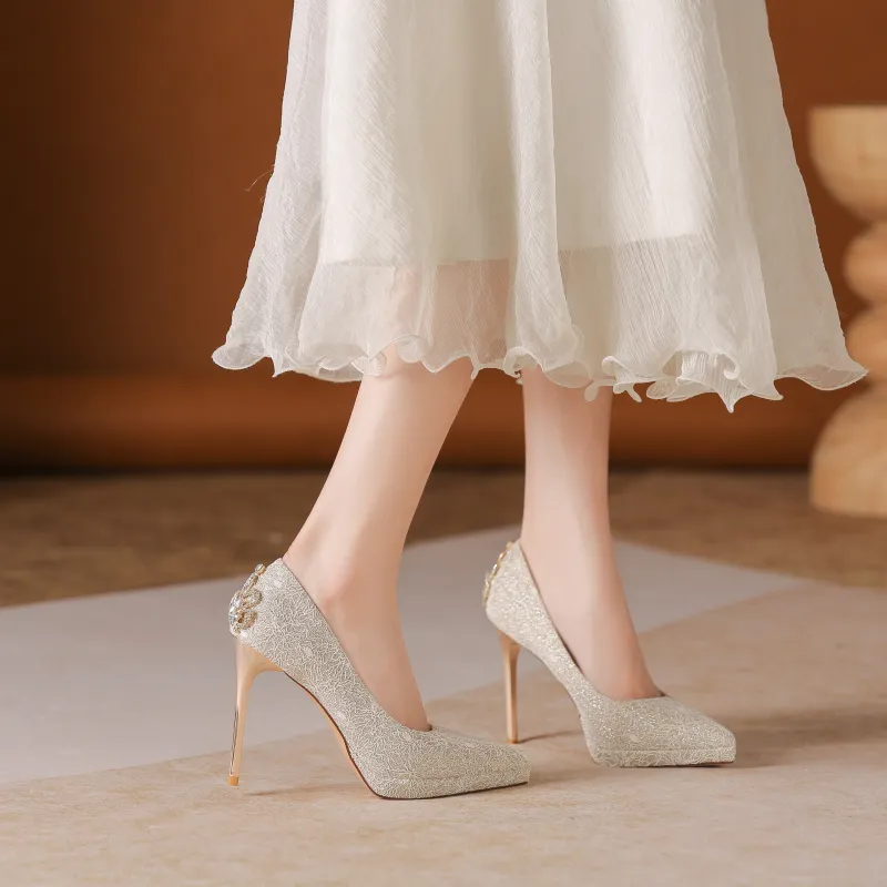 TADSW Slim Heel High Heels 10.5cm Women's-9