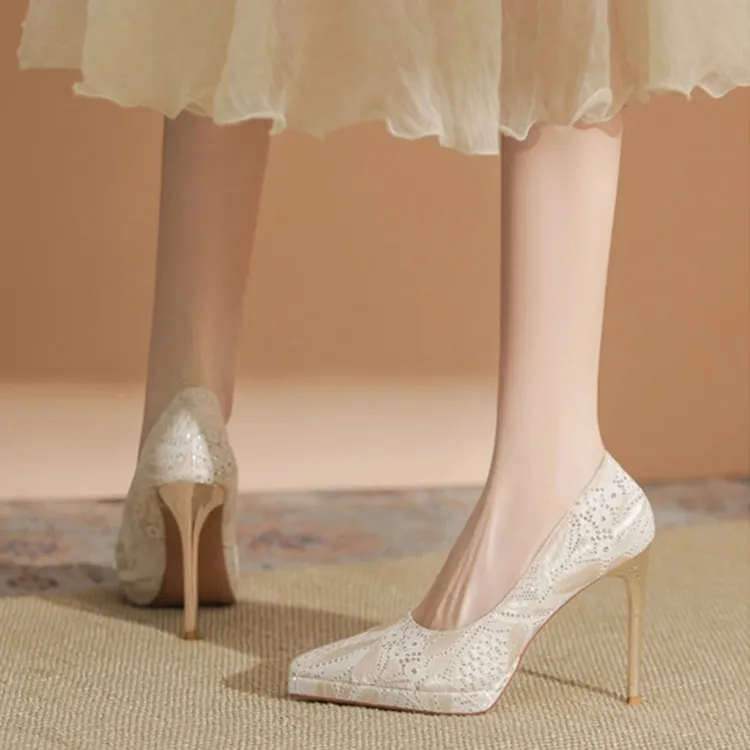 TADSW Slim Heel High Heels 10.5cm Women's-1