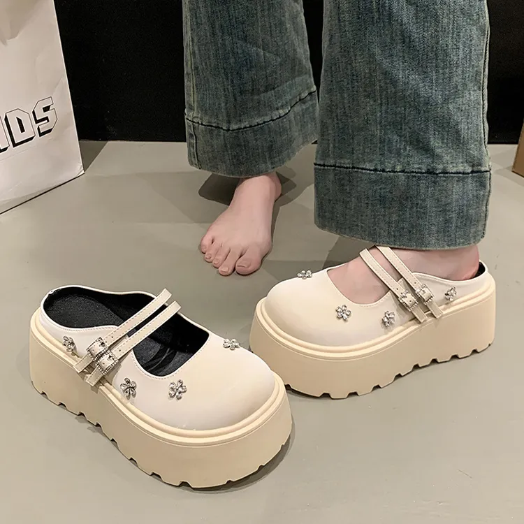 TADSW Rubber Sole Quick Dry Closed Toe Slippers Women's-3