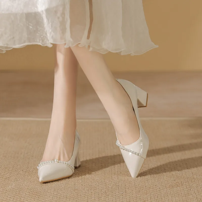 TADSW Chunky Heel High Heels Women's-1