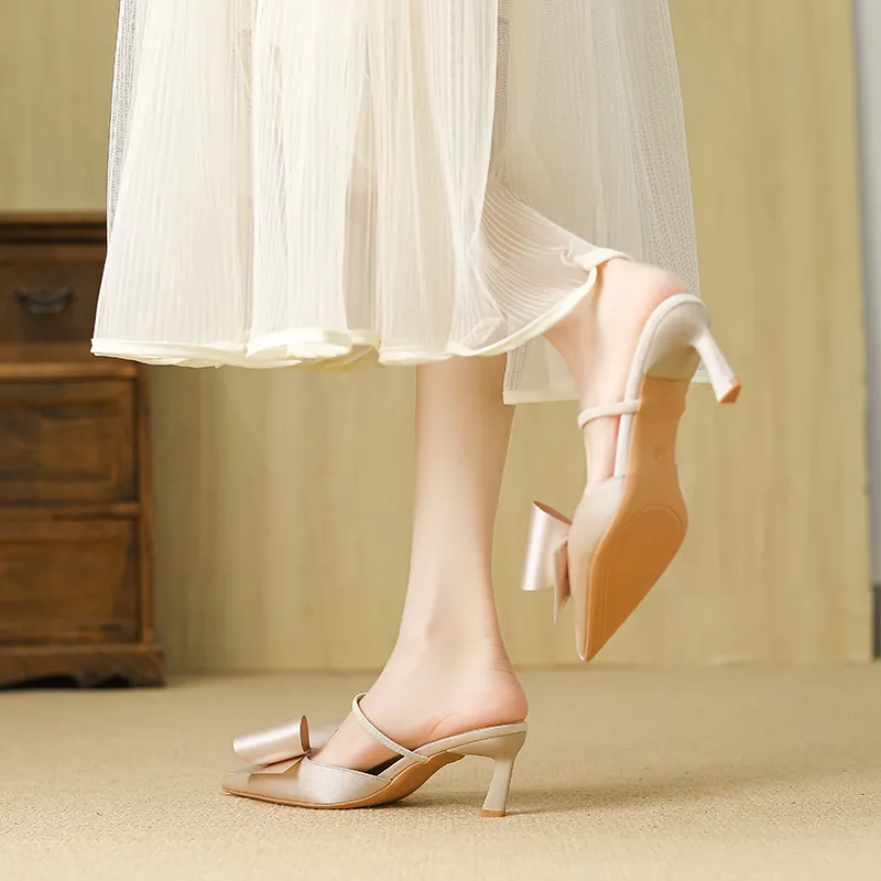TADSW Rubber Sole Closed Toe Slippers Women's-2