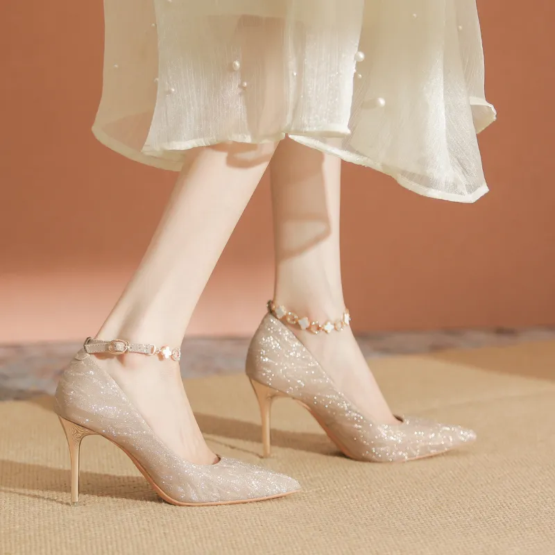 TADSW Slim Heel High Heels 7cm Women's-9
