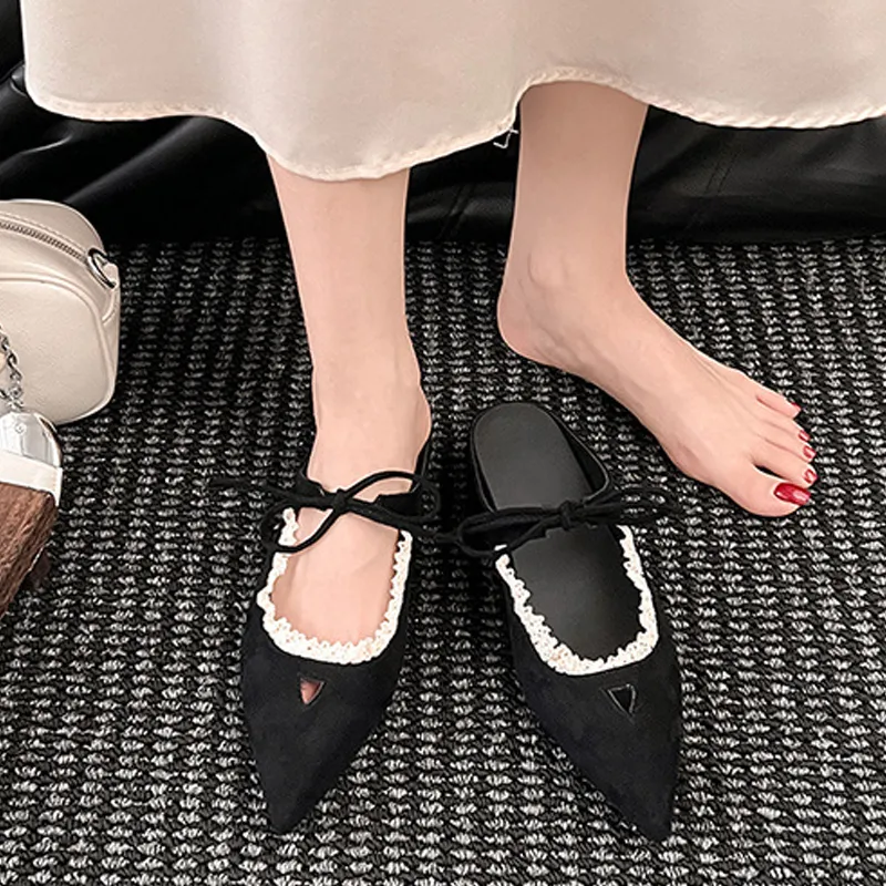 TADSW Rubber Sole Odor Resistant Closed Toe Slippers Women's-6