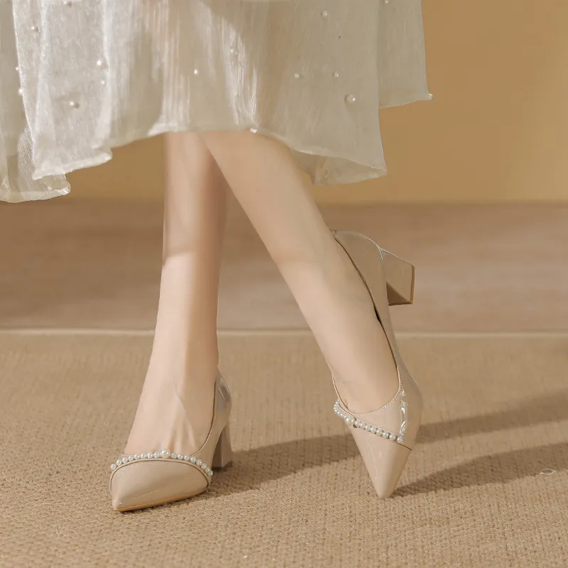 TADSW Chunky Heel High Heels Women's-6