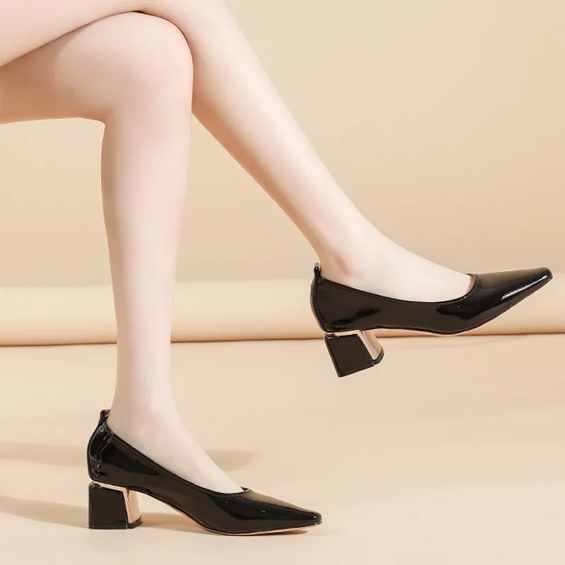 TADSW Chunky Heel High Heels Women's-3