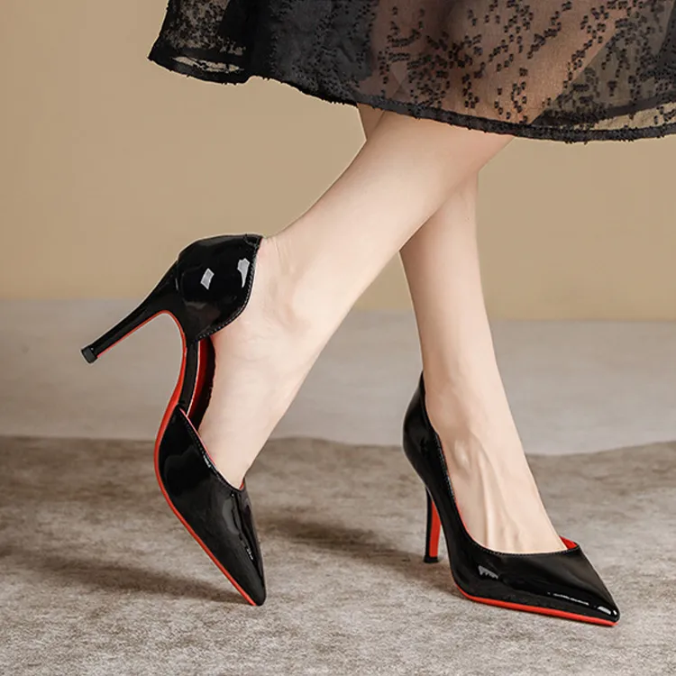 TADSW Slim Heel High Heels 9cm Women's-4