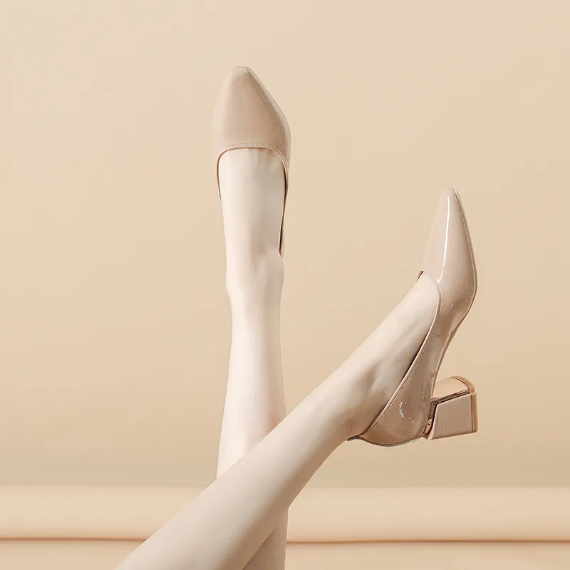 TADSW Chunky Heel High Heels Women's-6
