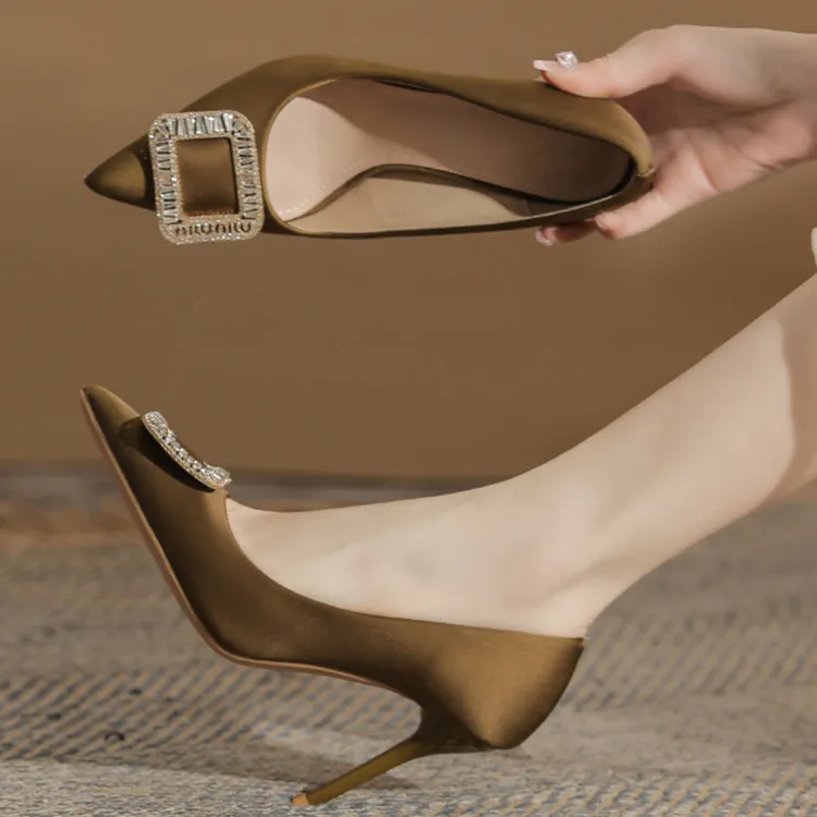 TADSW Slim Heel High Heels 9cm Women's-4