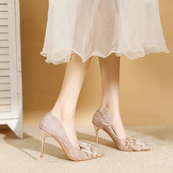 TADSW Slim Heel High Heels 7cm Women's Box-6