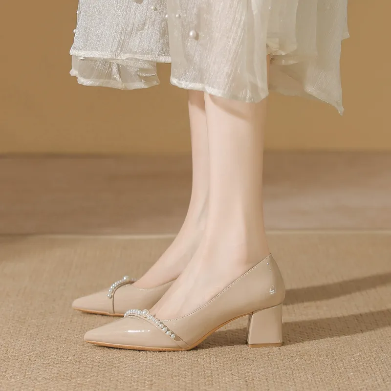 TADSW Chunky Heel High Heels Women's-9