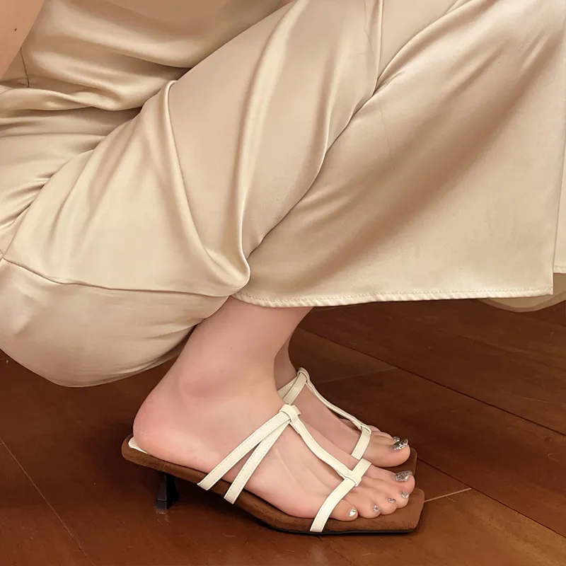 TADSW Rubber Sole Abrasion Resistant Slide Slippers Women's-3