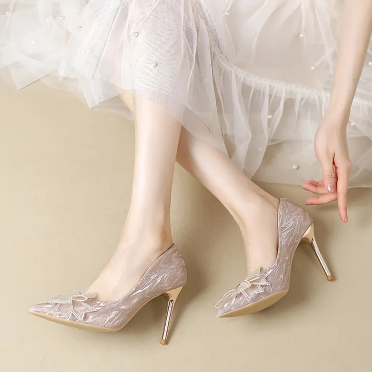 TADSW Slim Heel High Heels Women's-5