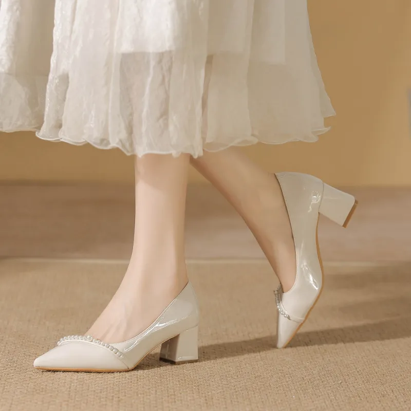 TADSW Chunky Heel High Heels Women's-2