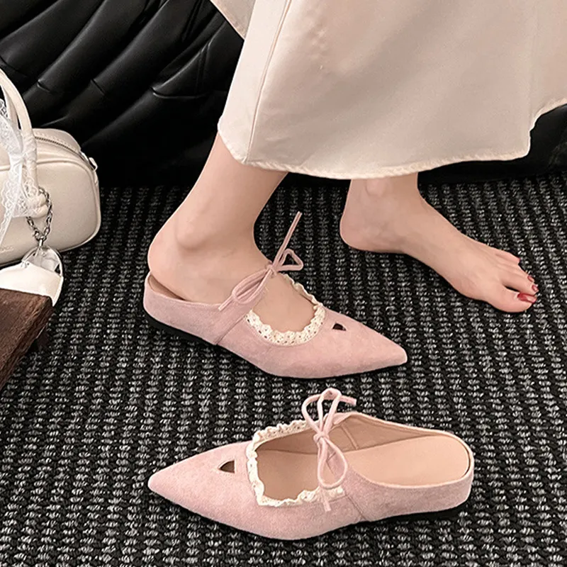 TADSW Rubber Sole Odor Resistant Closed Toe Slippers Women's-9