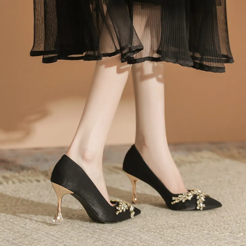 TADSW Chunky Heel High Heels Women's-8