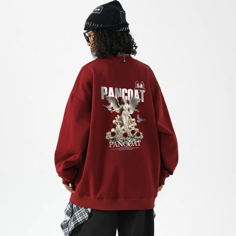 Pancoat Sweatshirt Unisex White-8