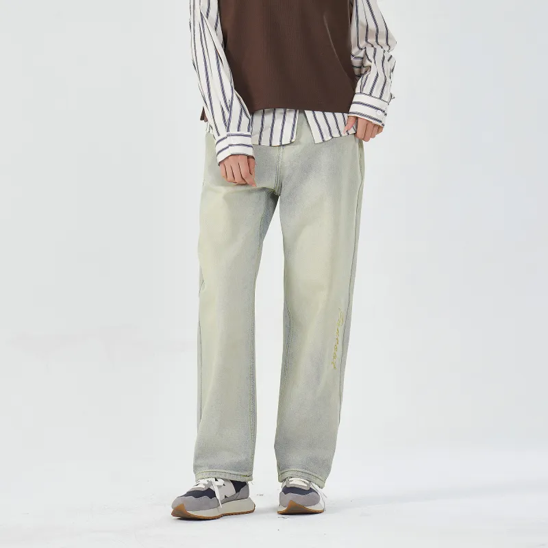 Pancoat Jeans Unisex Yellow Mud-5