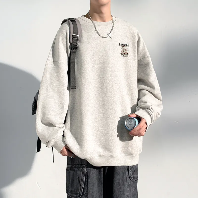 Pancoat Sweatshirt Unisex White-14