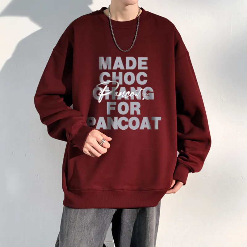 Pancoat Sweatshirt Unisex Burgundy-3
