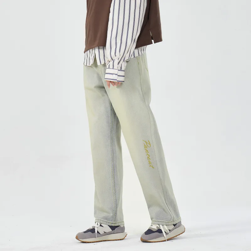 Pancoat Jeans Unisex Yellow Mud-3