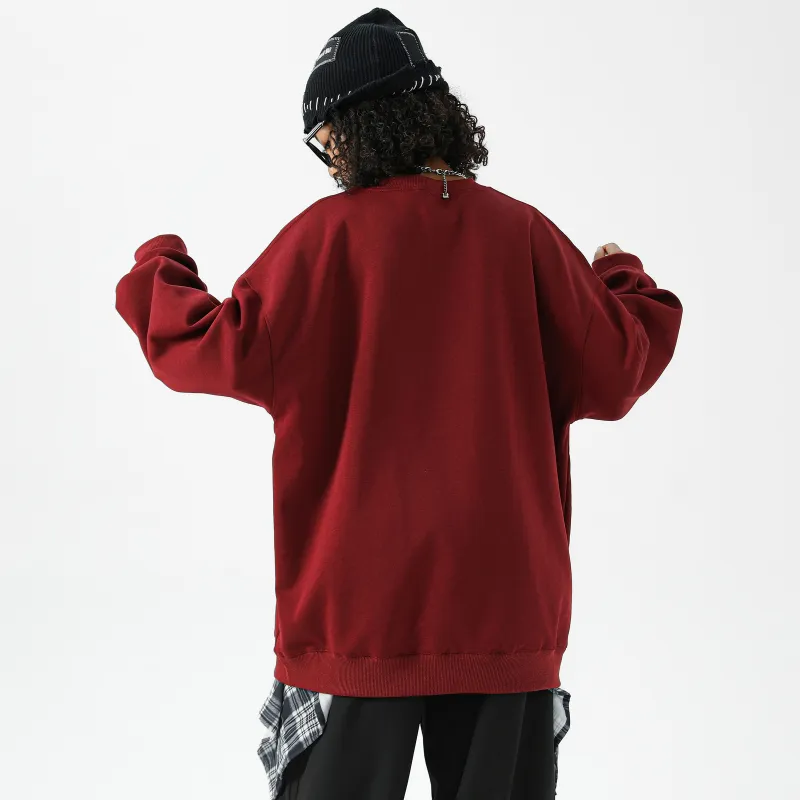 Pancoat Sweatshirt Unisex Burgundy-2